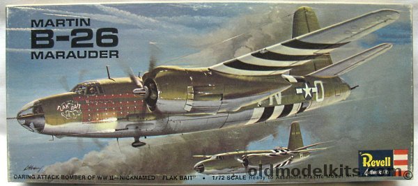 Revell 1/72 Martin B-26 Marauder Flak Bait, H111-130 plastic model kit